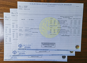 Cal State LA transcript