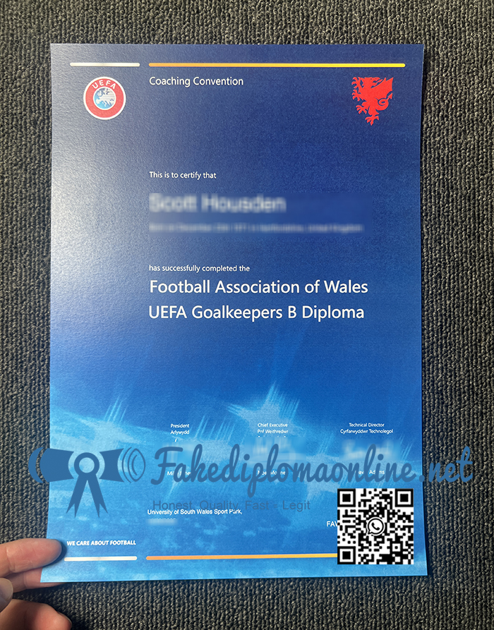 Football Association of Wales UEFA Goalkeepers B Diploma