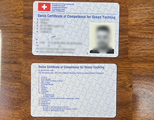 Swiss Certificate of Competence for Ocean Yachting