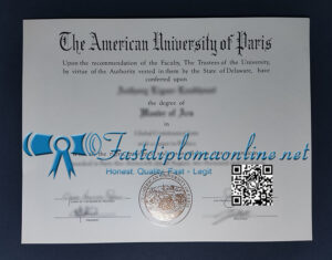 American University of Paris degree