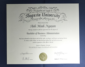 Augusta University diploma