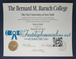 Bernard M. Baruch College degree