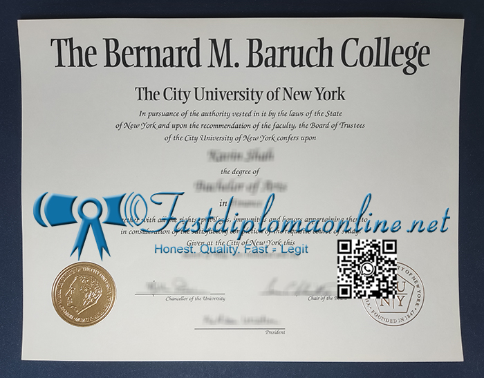 Bernard M. Baruch College degree