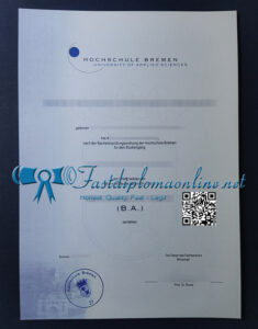 Bremen University of Applied Sciences diploma