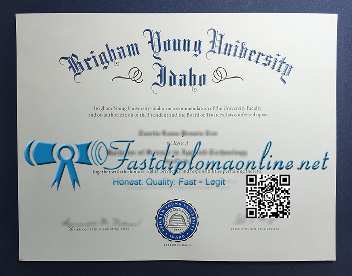 Brigham Young University diploma