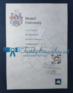 Brunel University diploma