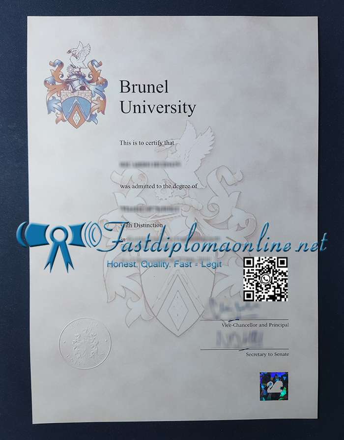 Brunel University diploma