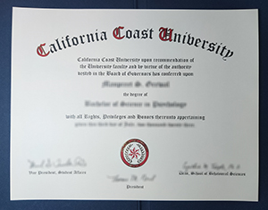California Coast University diploma