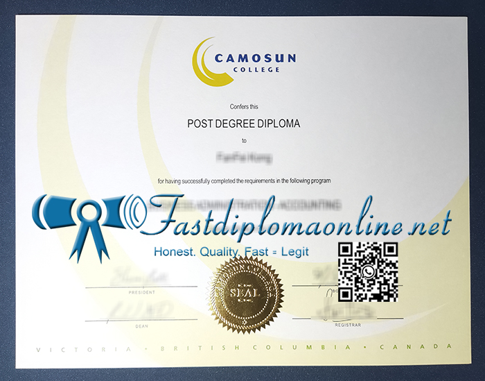 Camosun College diploma