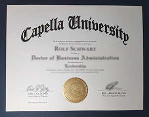 Capella University diploma