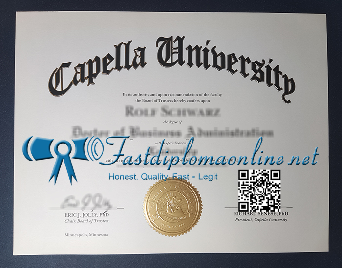 Capella University diploma