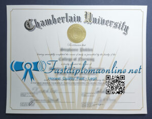 Chamberlain University diploma