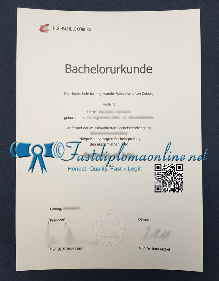 Coburg University of Applied Sciences diploma