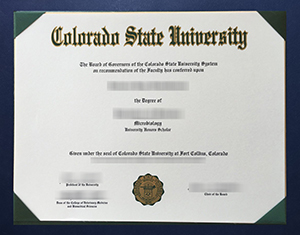 Colorado State University degree
