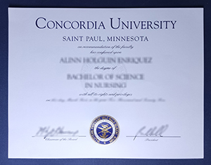 Concordia University diploma
