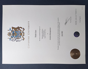 Coventry University diploma