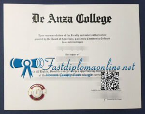 De Anza College diploma
