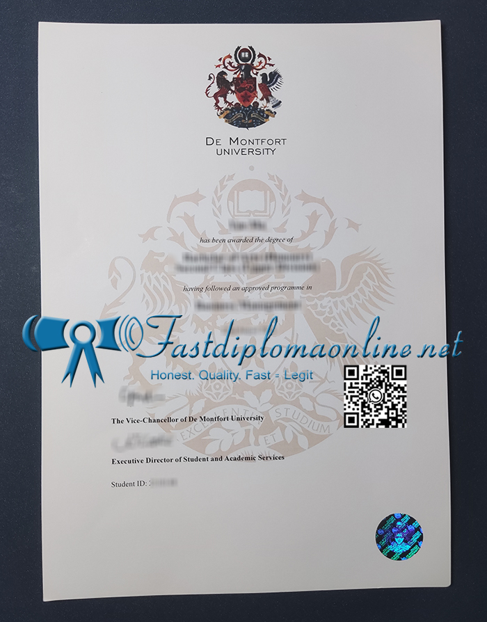 De Montfort University diploma