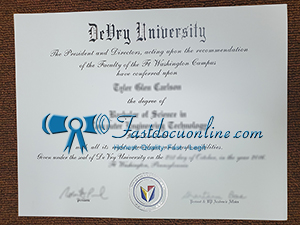 DeVry University diploma