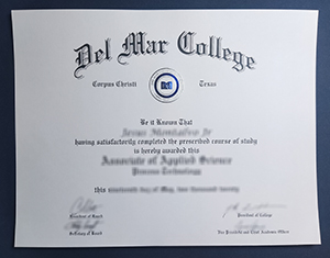 Del Mar College diploma