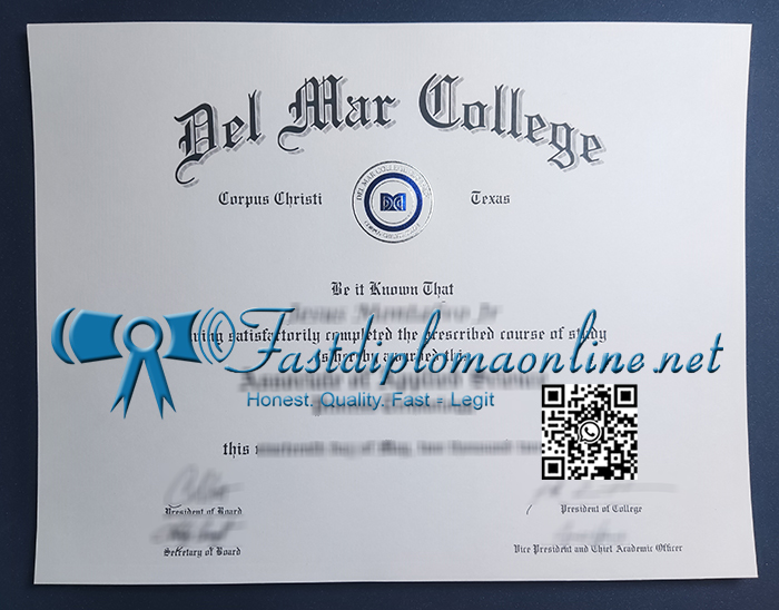 Del Mar College diploma