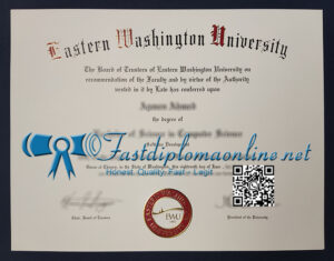 Eastern Washington University diploma