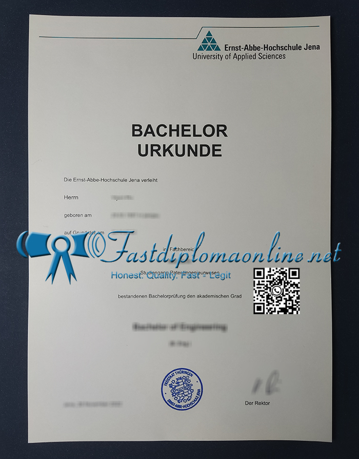 Ernst-Abbe-Hochschule Jena diploma