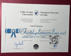 European University of Lefke diploma