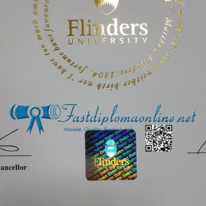 Flinders University diploma hologram