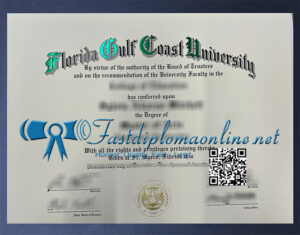 Florida Gulf Coast University diploma