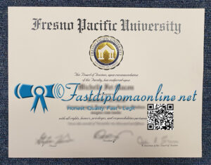Fresno Pacific University diploma