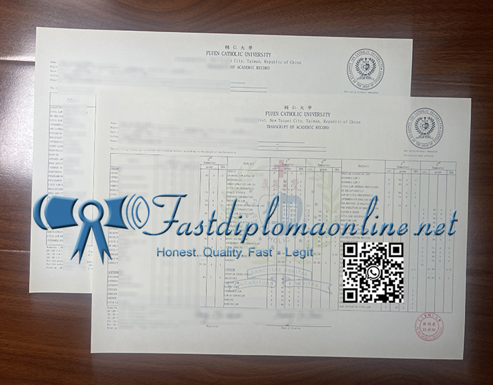 Fujen Catholic University Transcript