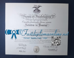 Georgetown College diploma