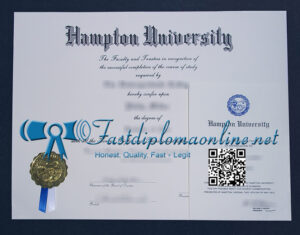 Hampton University diploma
