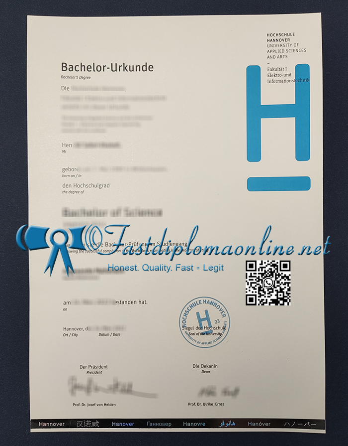 Hochschule Hannover diploma