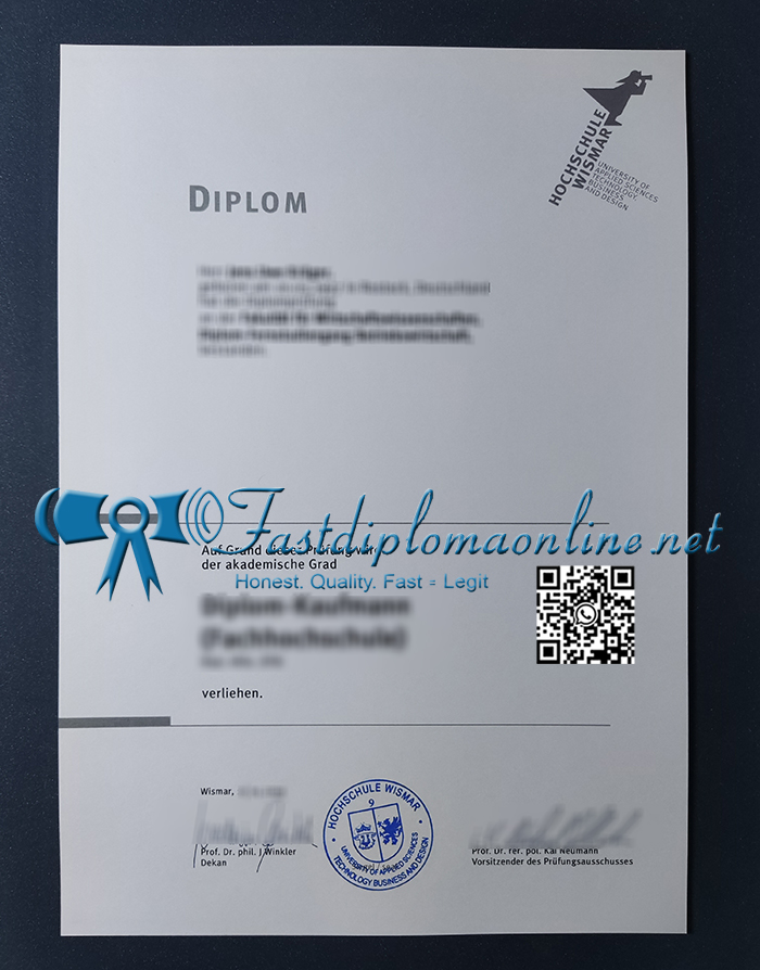 Hochschule Wismar diploma