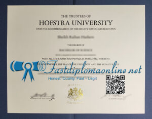 Hofstra University diploma