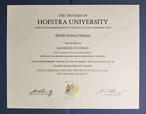 Hofstra University diploma