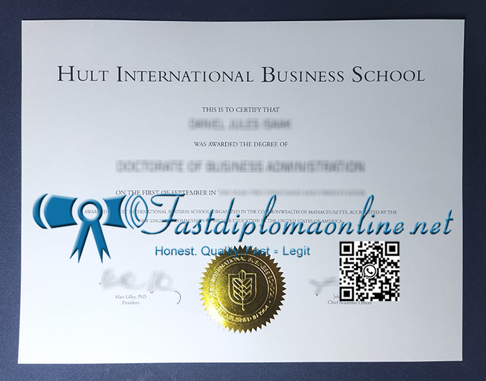 Hult International Business School diploma