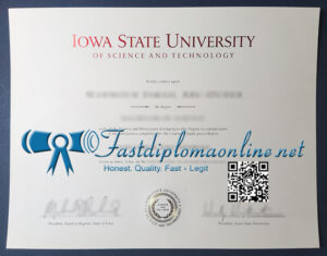 Iowa State University diploma