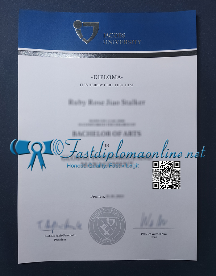 Jacobs University Bremen diploma