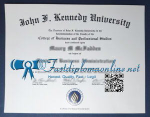 John F Kennedy University degree