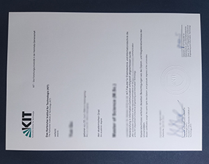 Karlsruhe Institute of Technology diploma