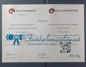 Koç University diploma