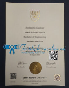 Leeds Beckett University degree