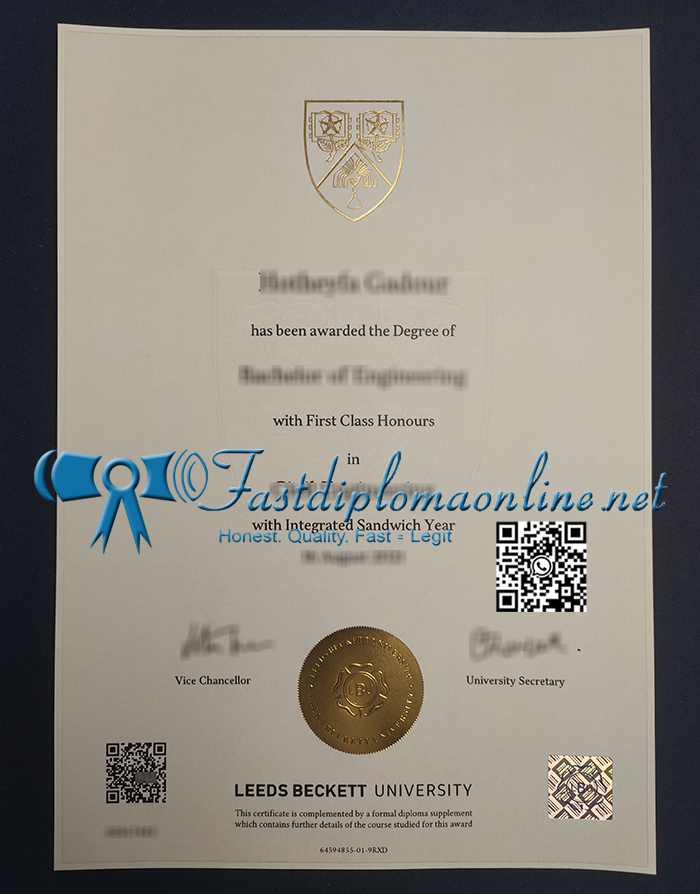 Leeds Beckett University degree