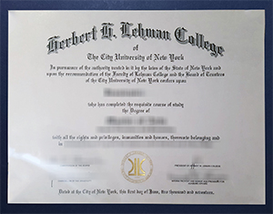 Lehman College diploma