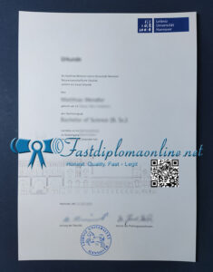 Leibniz University Hannover diploma