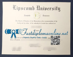 Lipscomb University diploma
