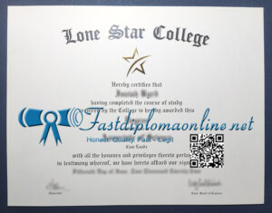 Lone Star College diploma